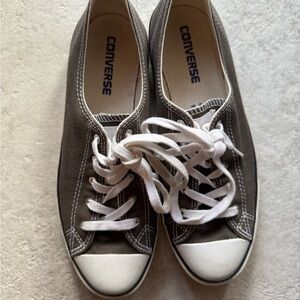 Converse Charcoal Canvas Sneakers
